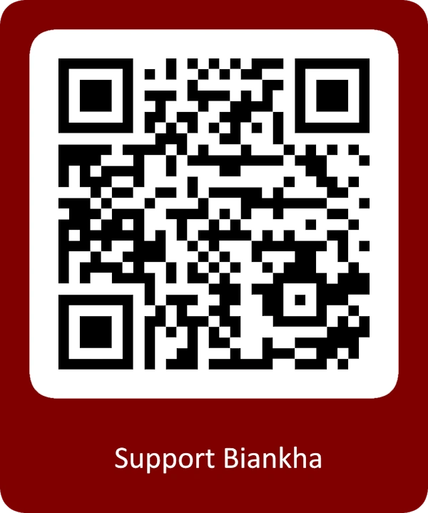 Support Biankha via a QR Code