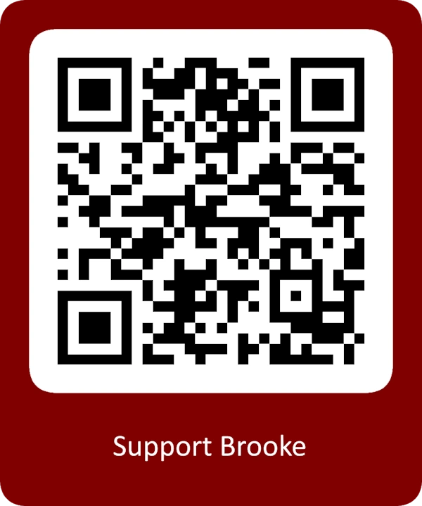 Support Brooke via a QR Code