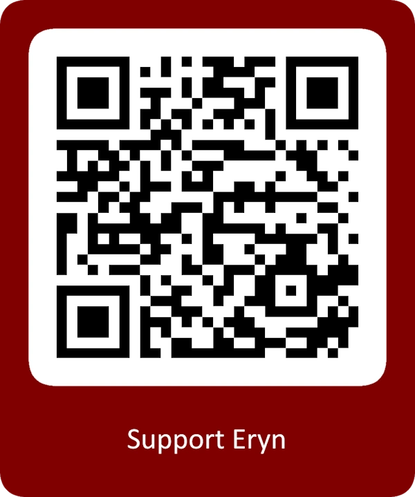 Support Eryn via a QR Code