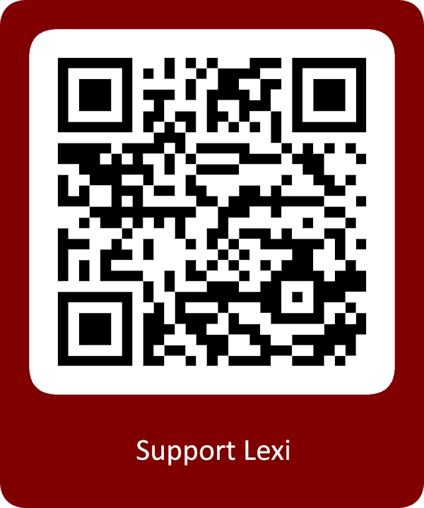 Support Lexi via a QR Code