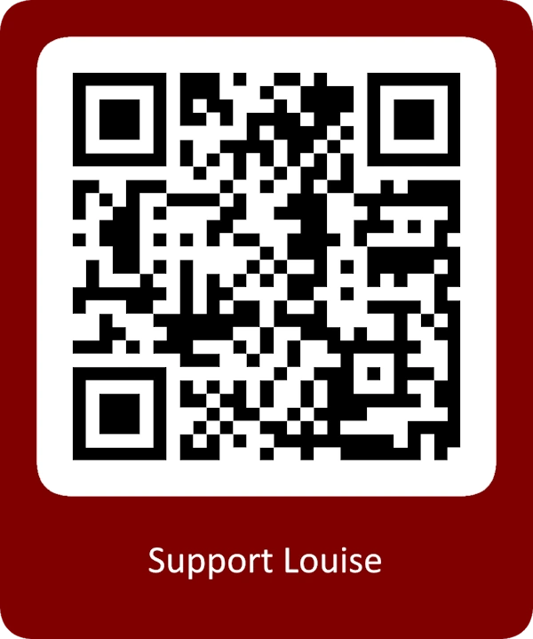 Support Louise via a QR Code