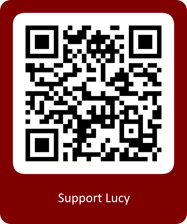 Support Lucy via a QR Code