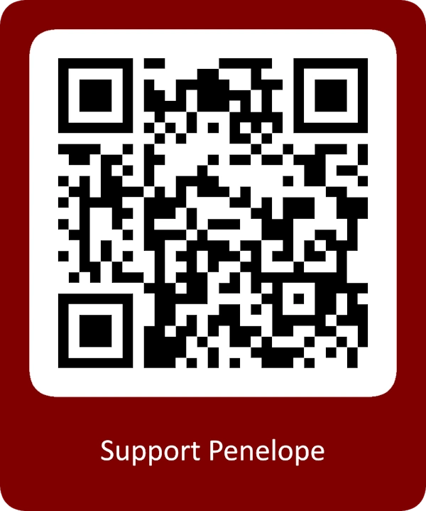 Support Penelope via a QR Code