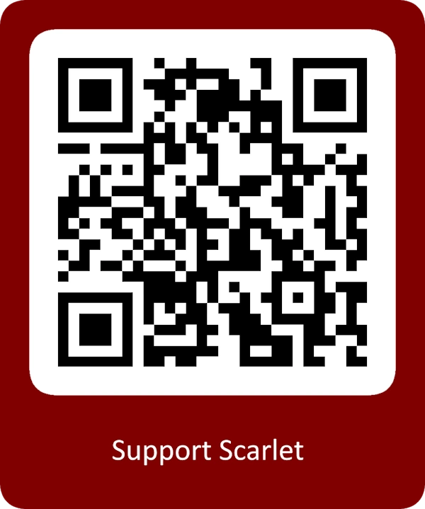 Support Scarlet via a QR Code