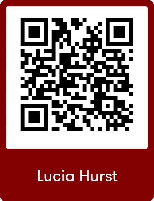 Lucia Hurst QR Code
