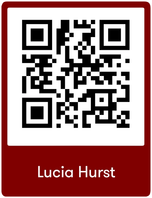 Lucia Hurst QR Code