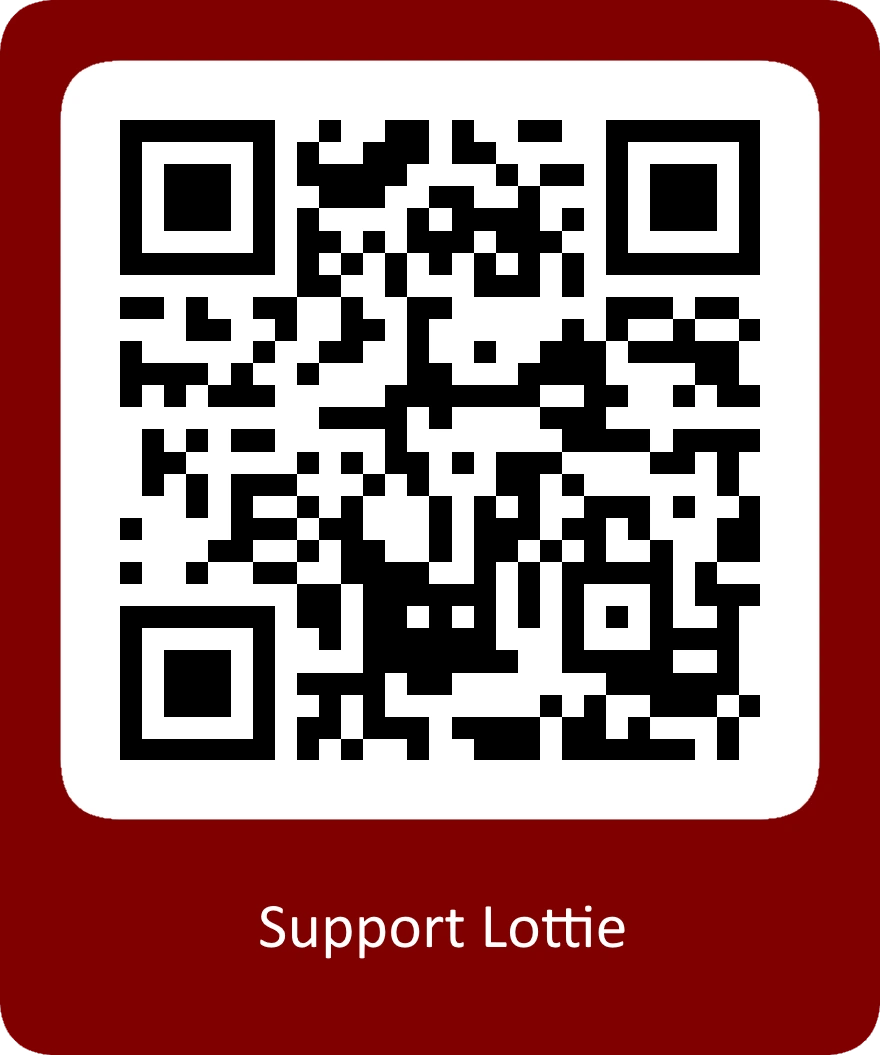 Support Lottie via a QR Code