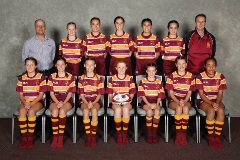 2019 Girls U13 Rip Rugby Maroon